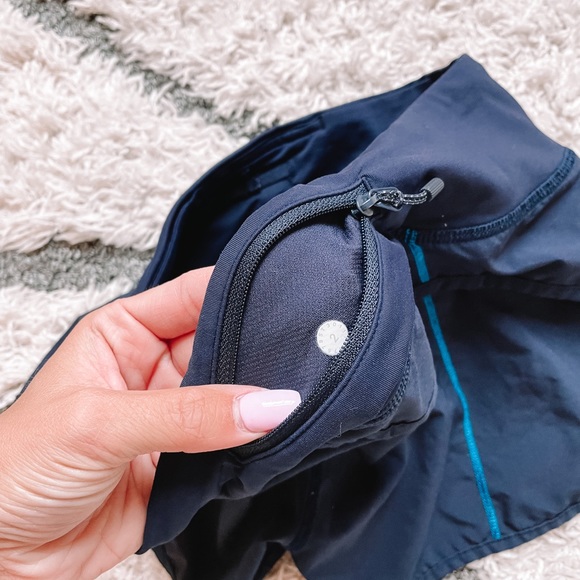 Lululemon Navy Athletic Shorts!! - Picture 3 of 7